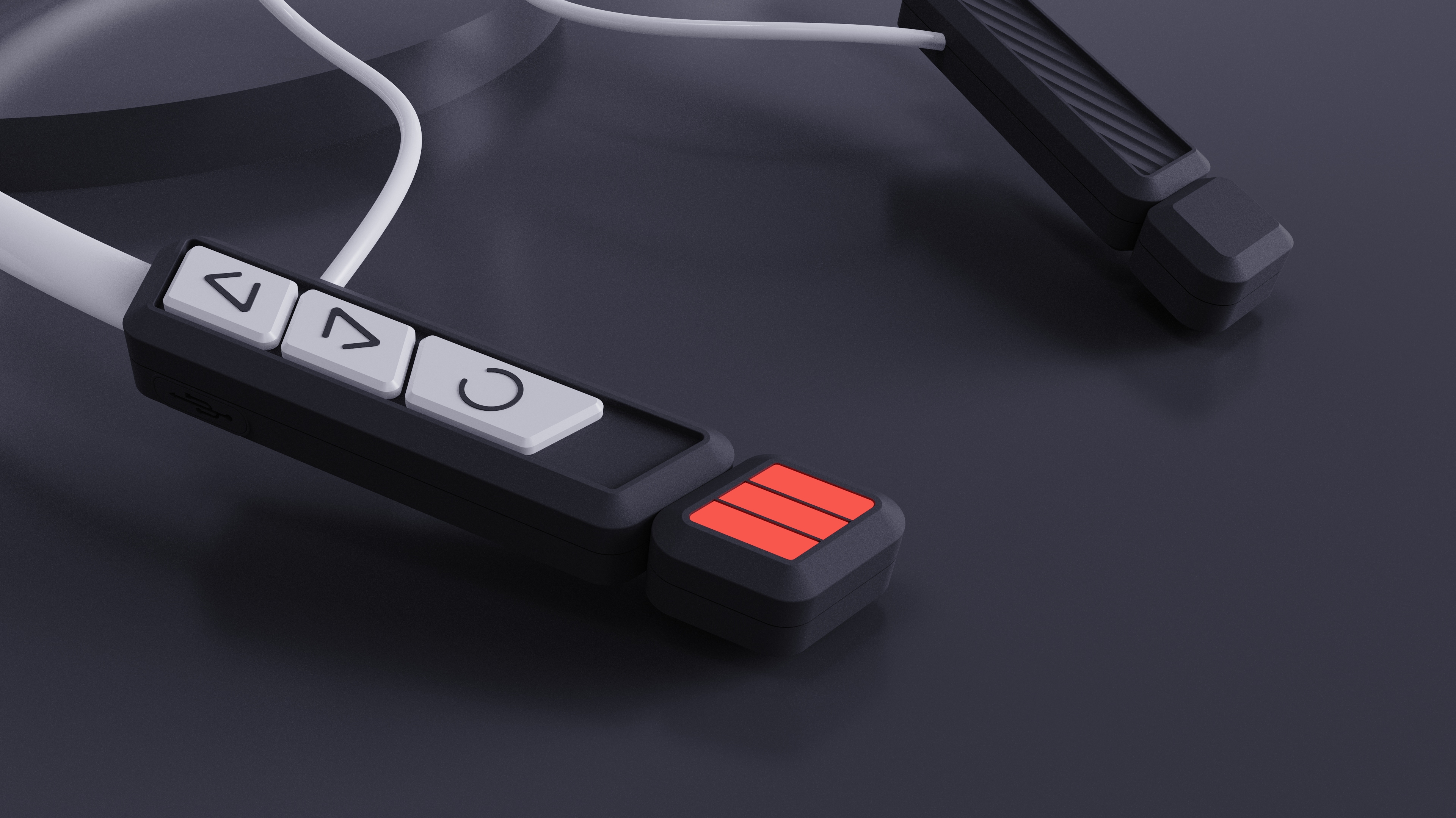 Neck headset，Design，product design，small home appliances，3C digital，headset，