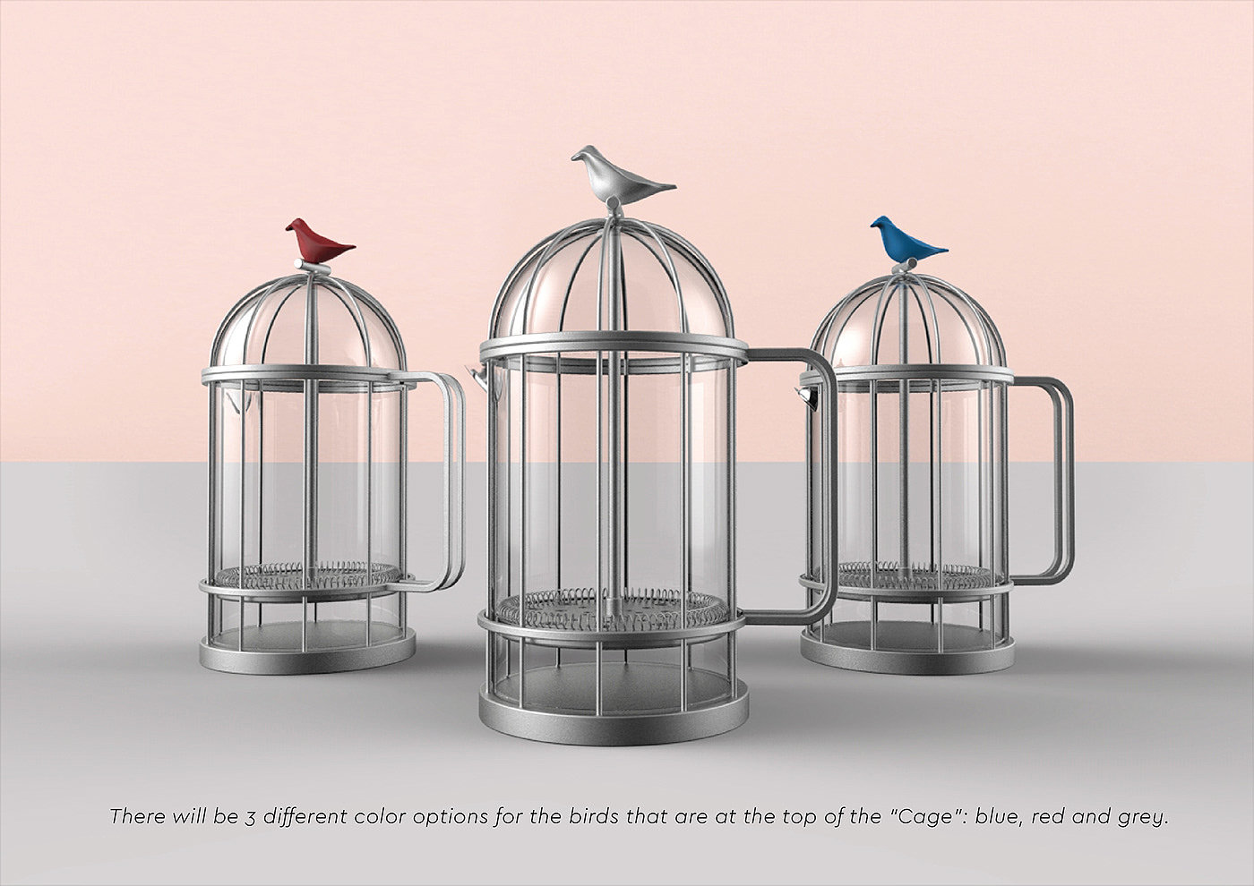 Coffee machine，originality，Bird，Cage，