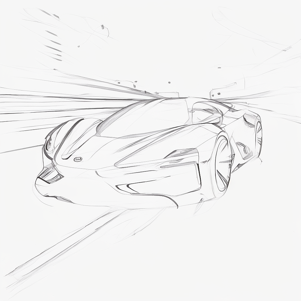 sports car, cool, process,，