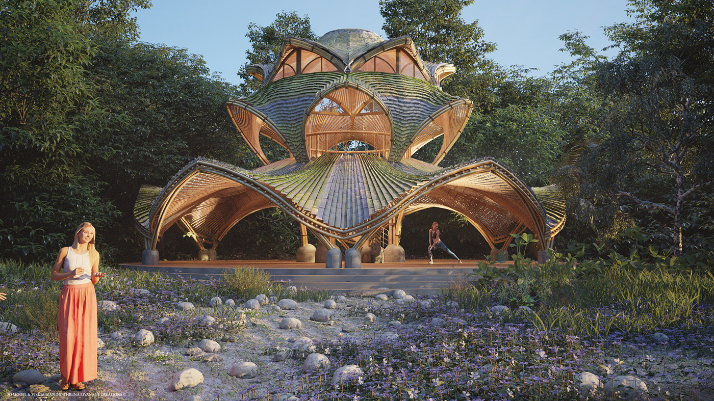 Yoga Hall，Yoga Hall，Architecture，environmental design，