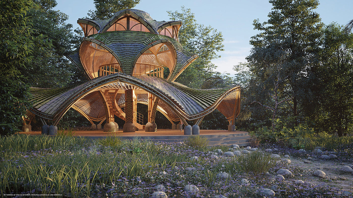 Yoga Hall，Yoga Hall，Architecture，environmental design，