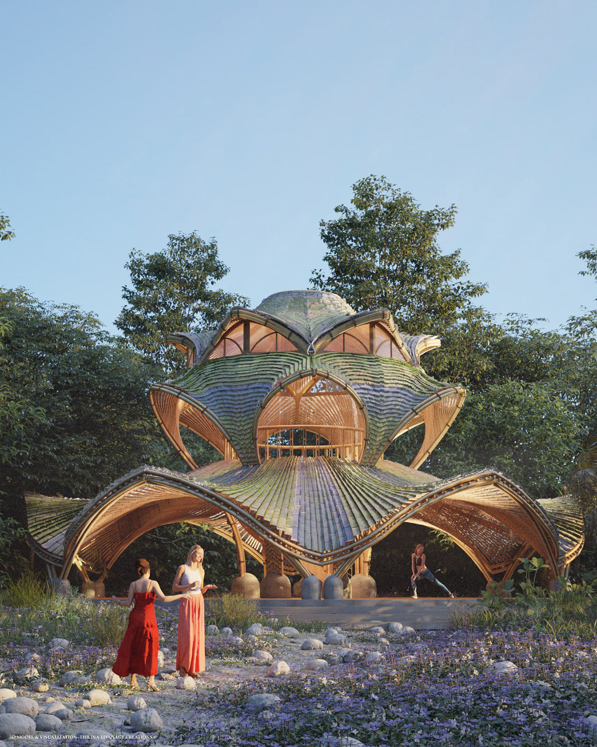 Yoga Hall，Yoga Hall，Architecture，environmental design，