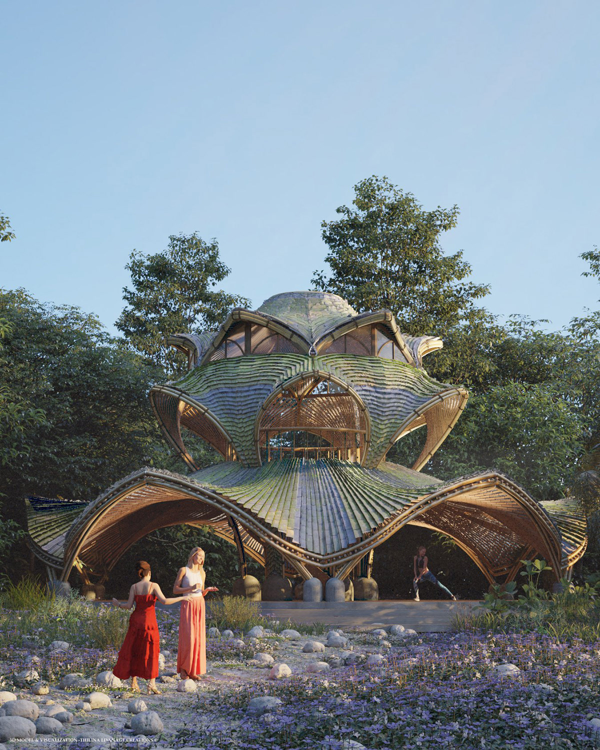 Yoga Hall，Yoga Hall，Architecture，environmental design，