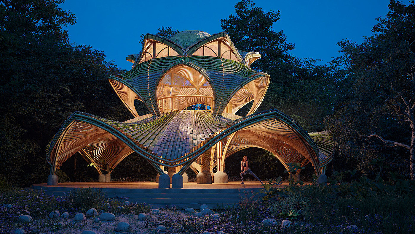 Yoga Hall，Yoga Hall，Architecture，environmental design，