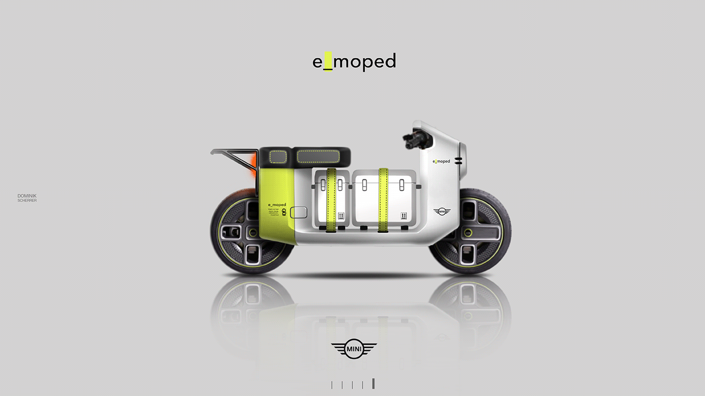MINI e_moped，vehicle，Electric City Scooter，originality，