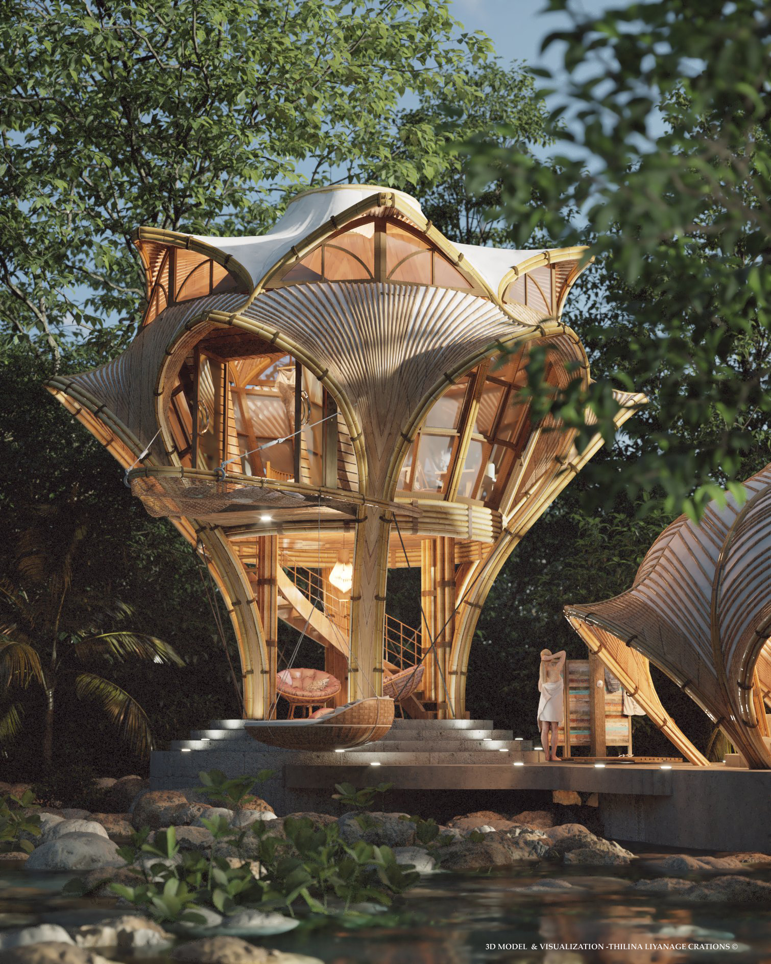 Architectural design，villa，Bali，