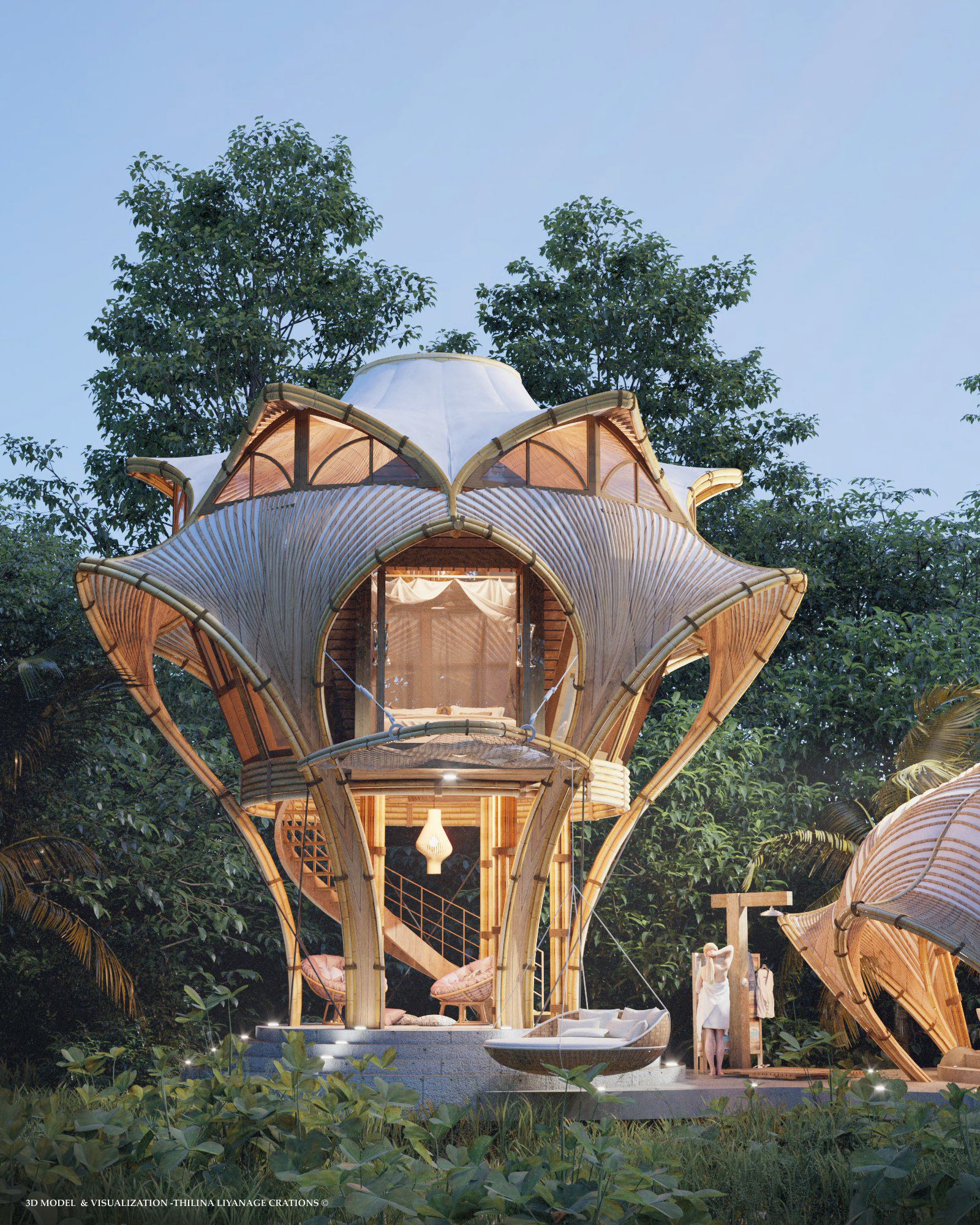 Architectural design，villa，Bali，