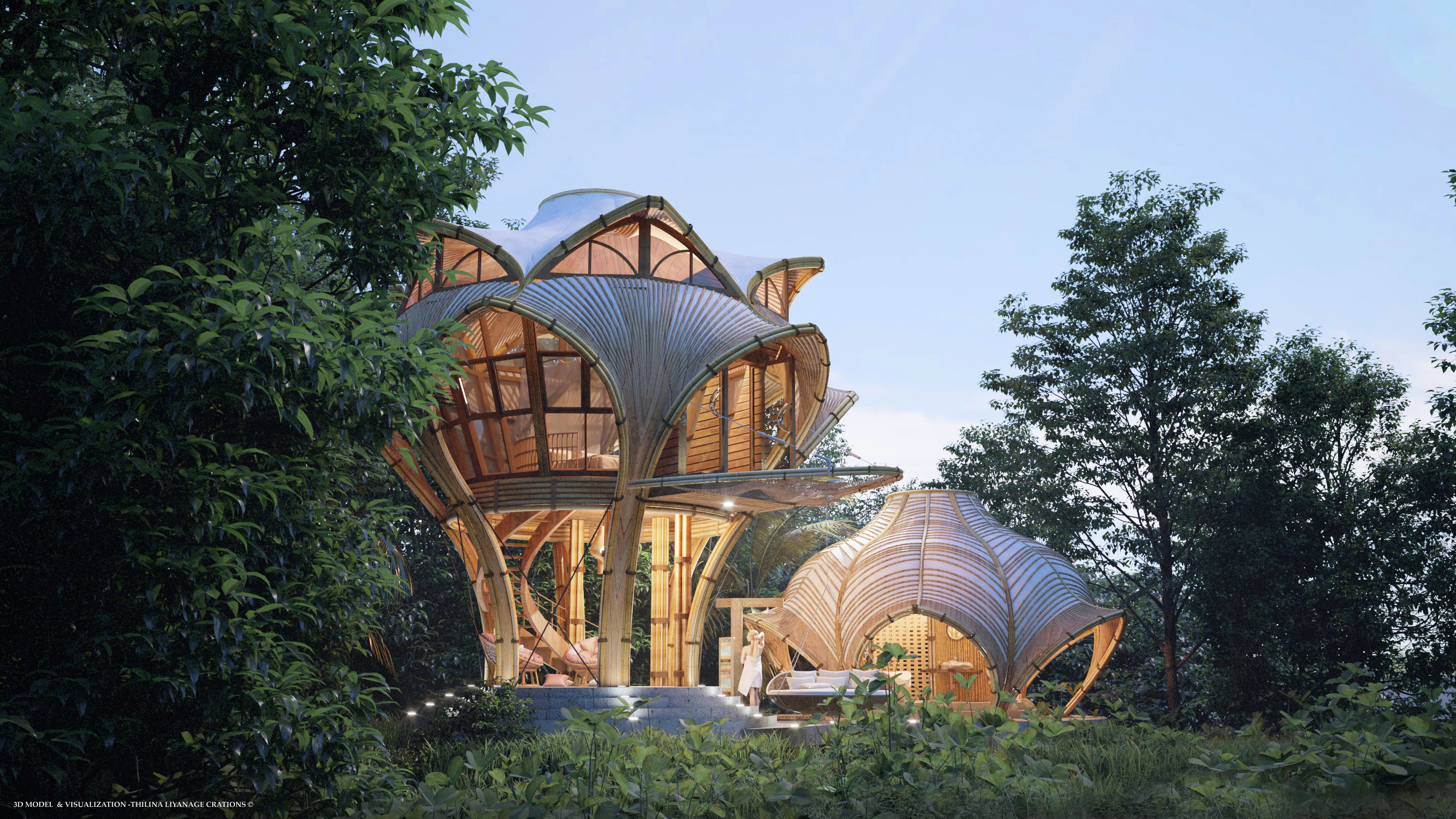 Architectural design，villa，Bali，