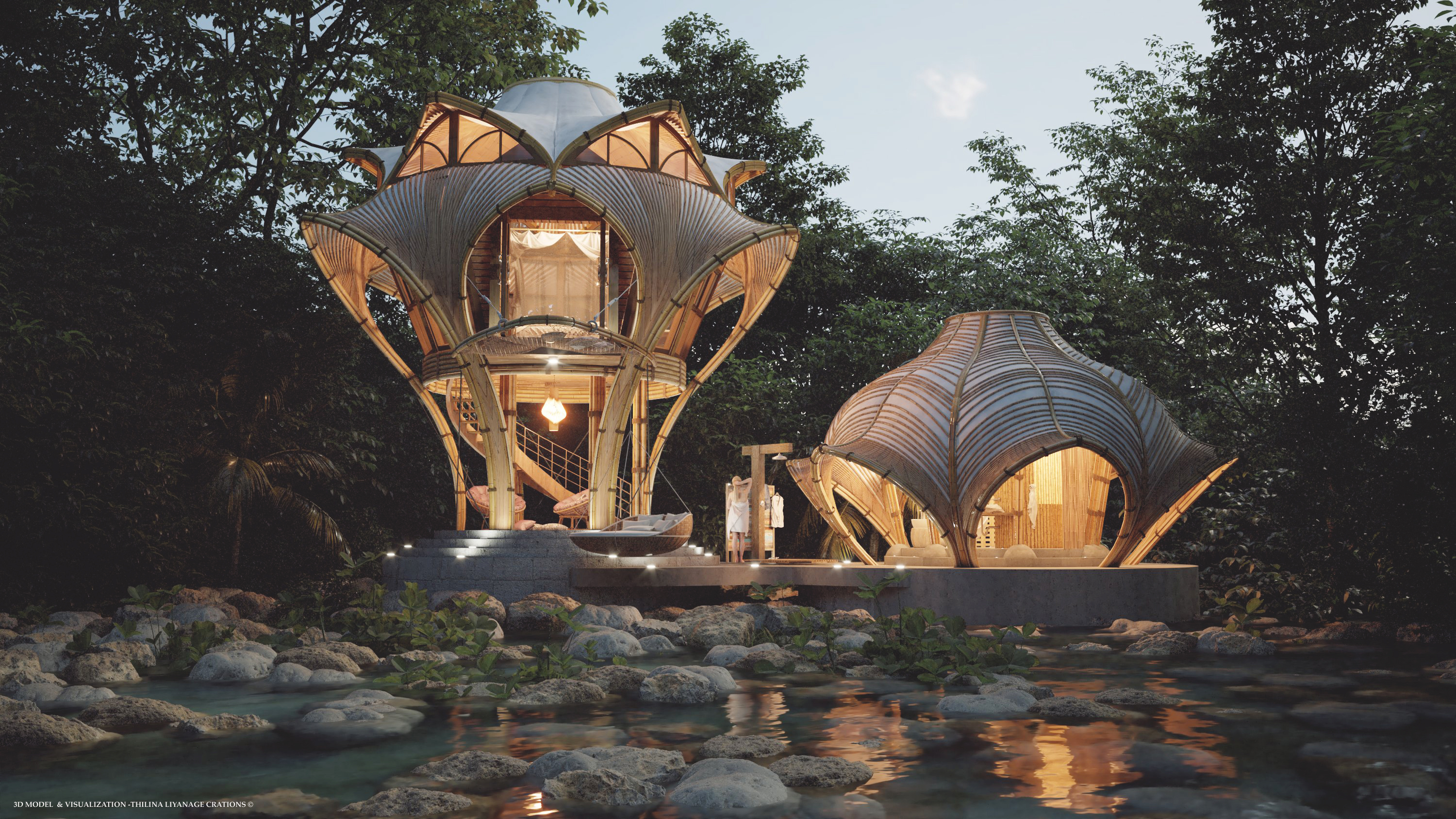 Architectural design，villa，Bali，