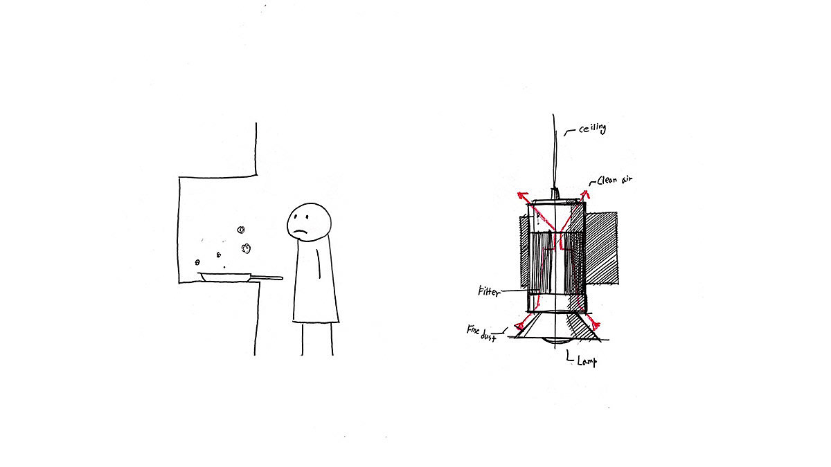 Keling，air cleaner，Household Electric Appliances，conceptual design，