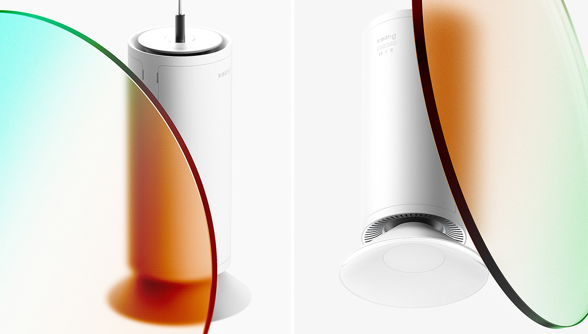 Keling，air cleaner，Household Electric Appliances，conceptual design，