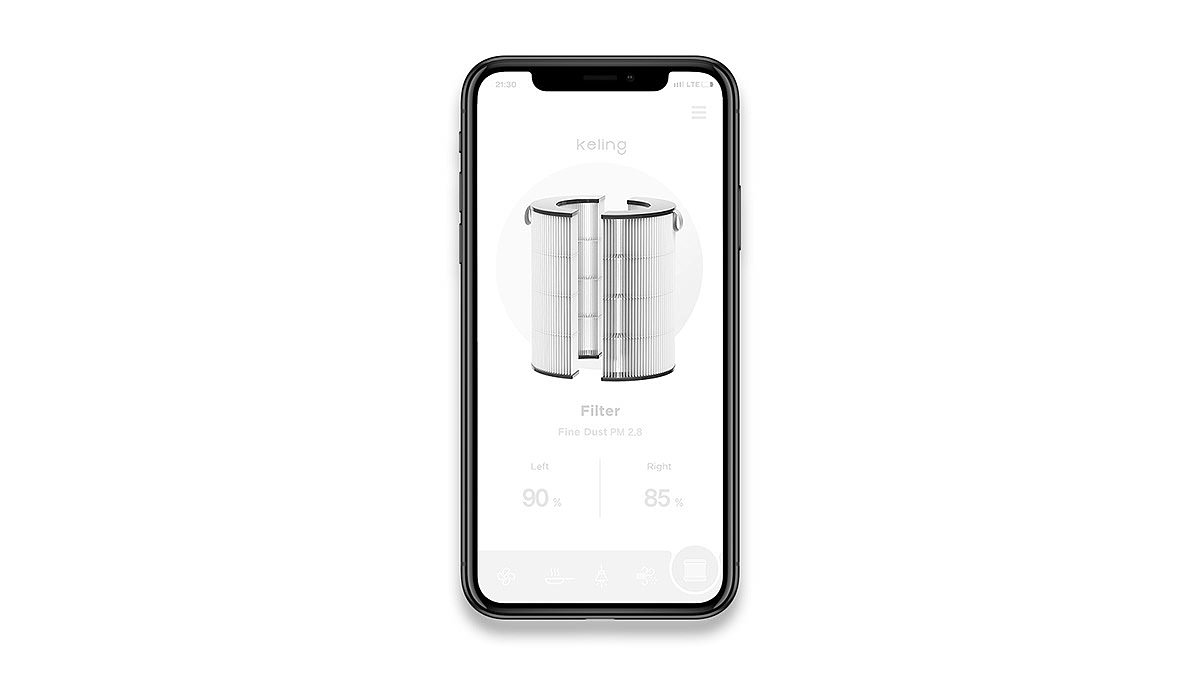 Keling，air cleaner，Household Electric Appliances，conceptual design，