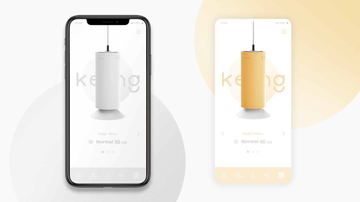 Keling，air cleaner，Household Electric Appliances，conceptual design，