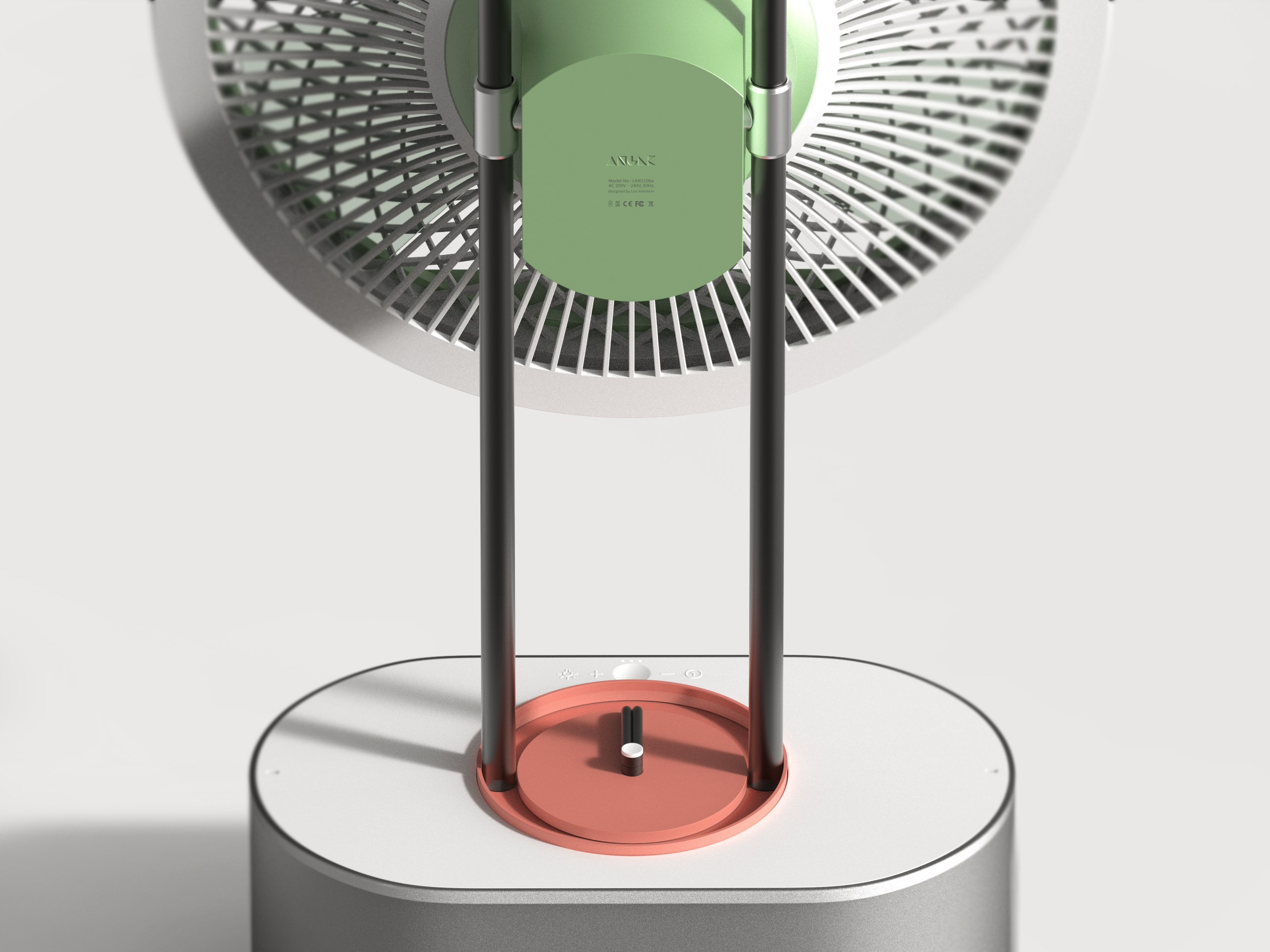 electric fan，household electrical appliances，product design，Angle，