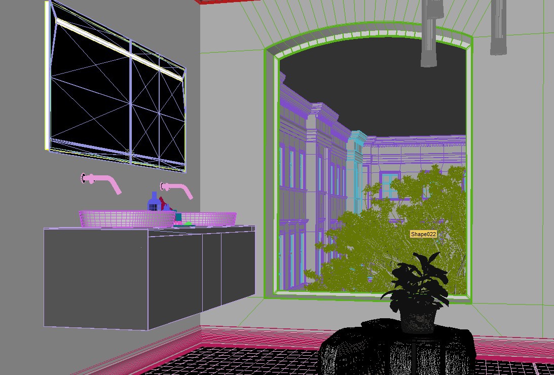 Shower Room，Wash basin，furniture，