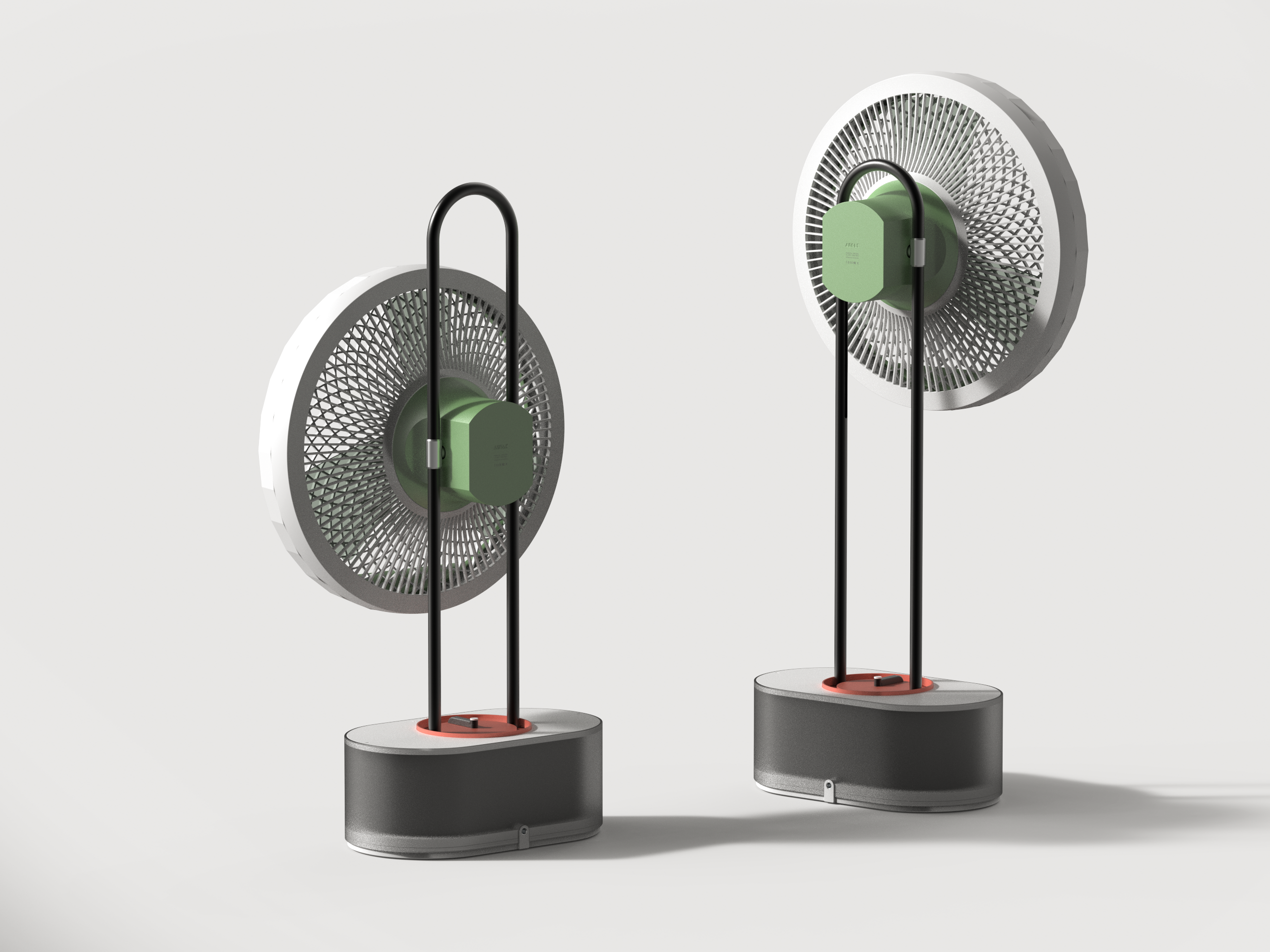 electric fan，household electrical appliances，product design，Angle，