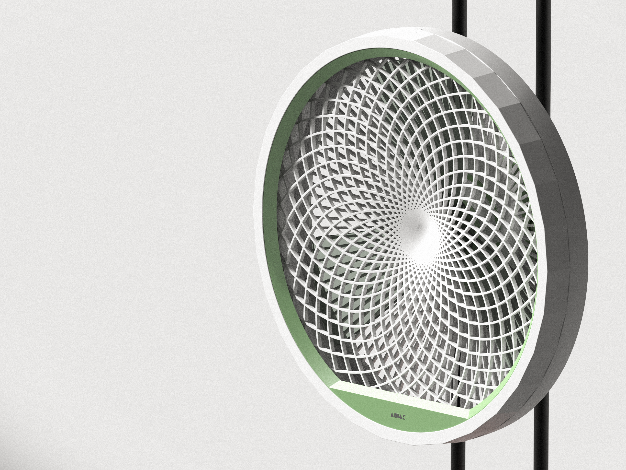 electric fan，household electrical appliances，product design，Angle，