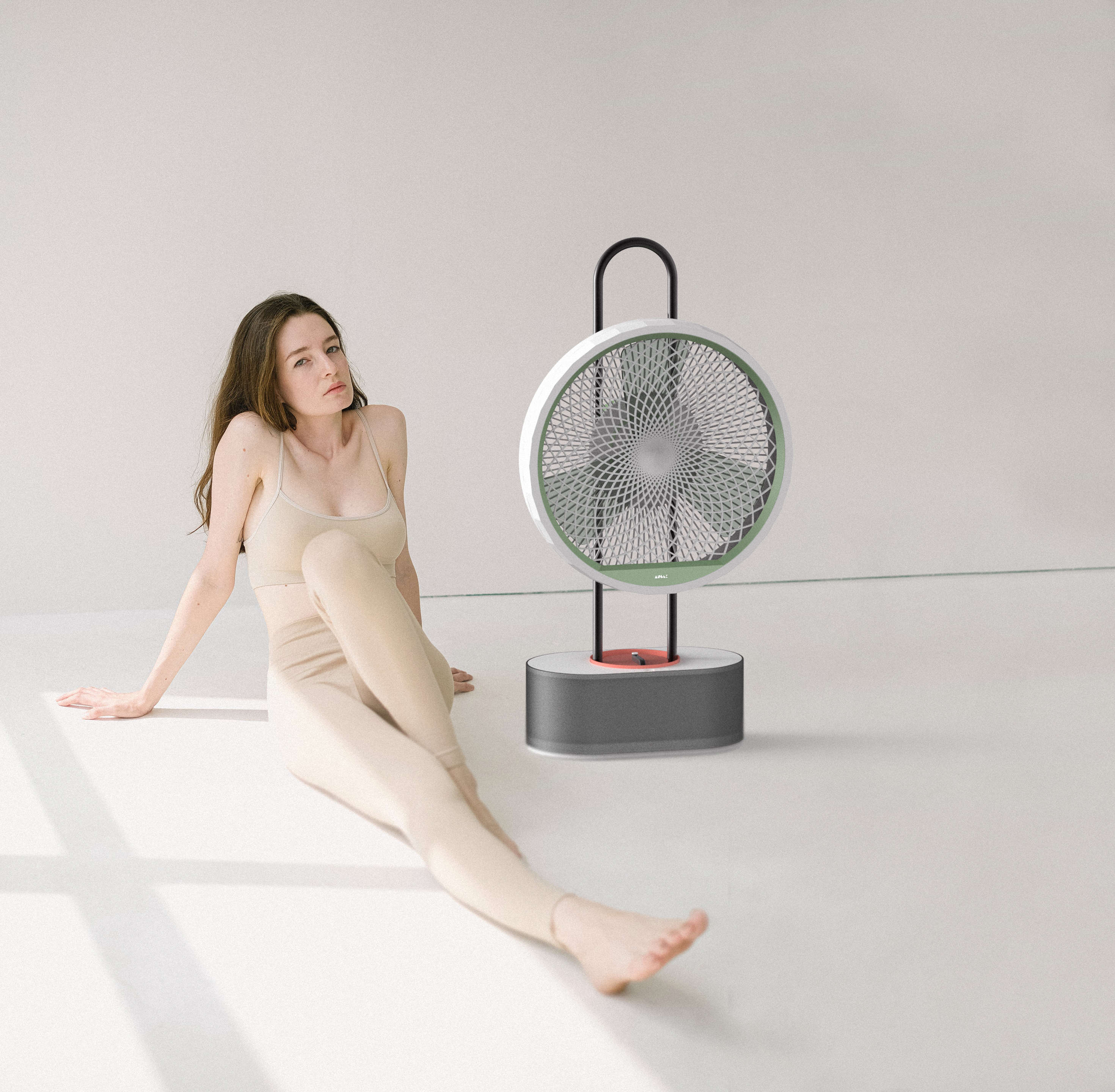 electric fan，household electrical appliances，product design，Angle，