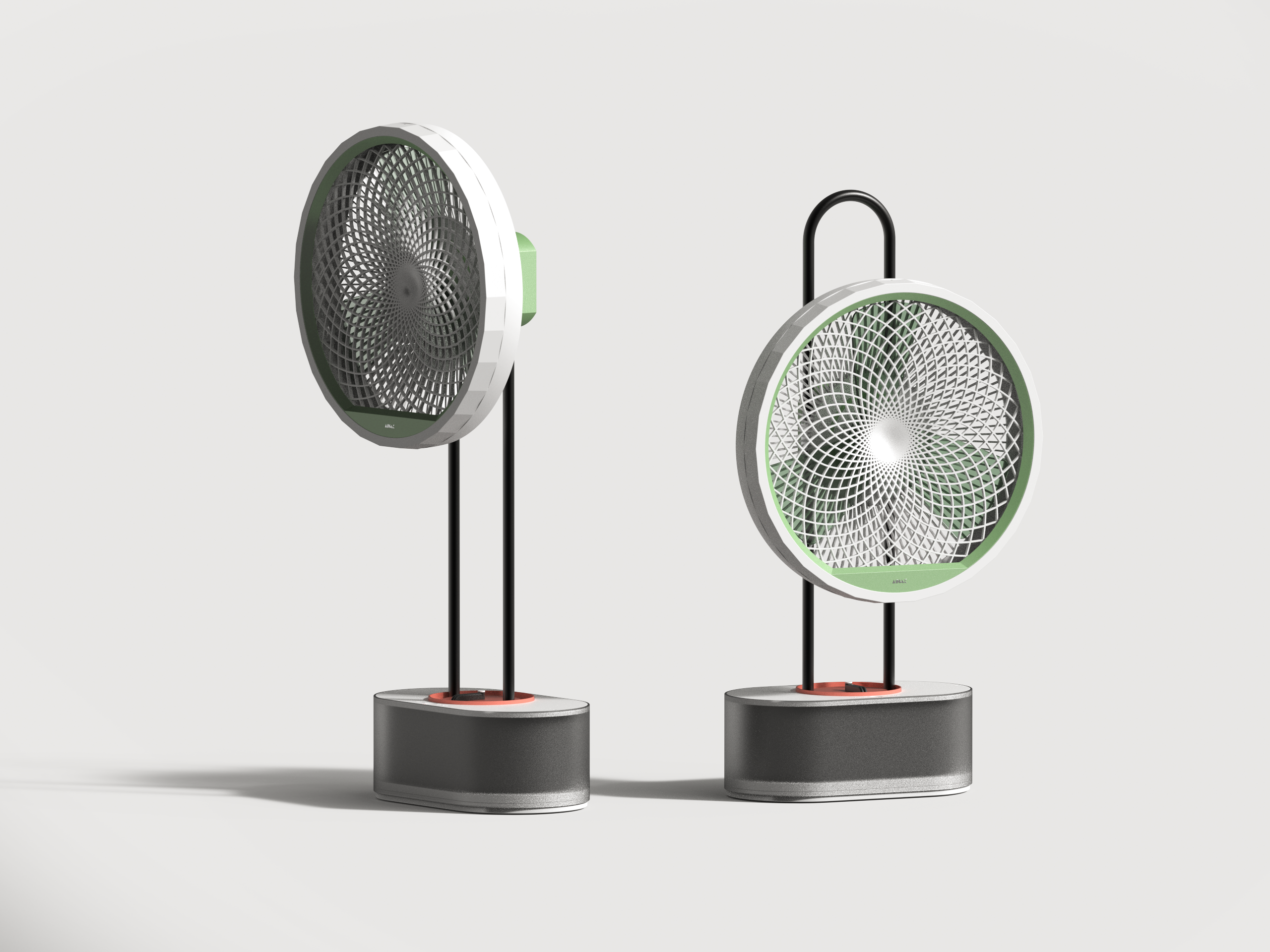 electric fan，household electrical appliances，product design，Angle，