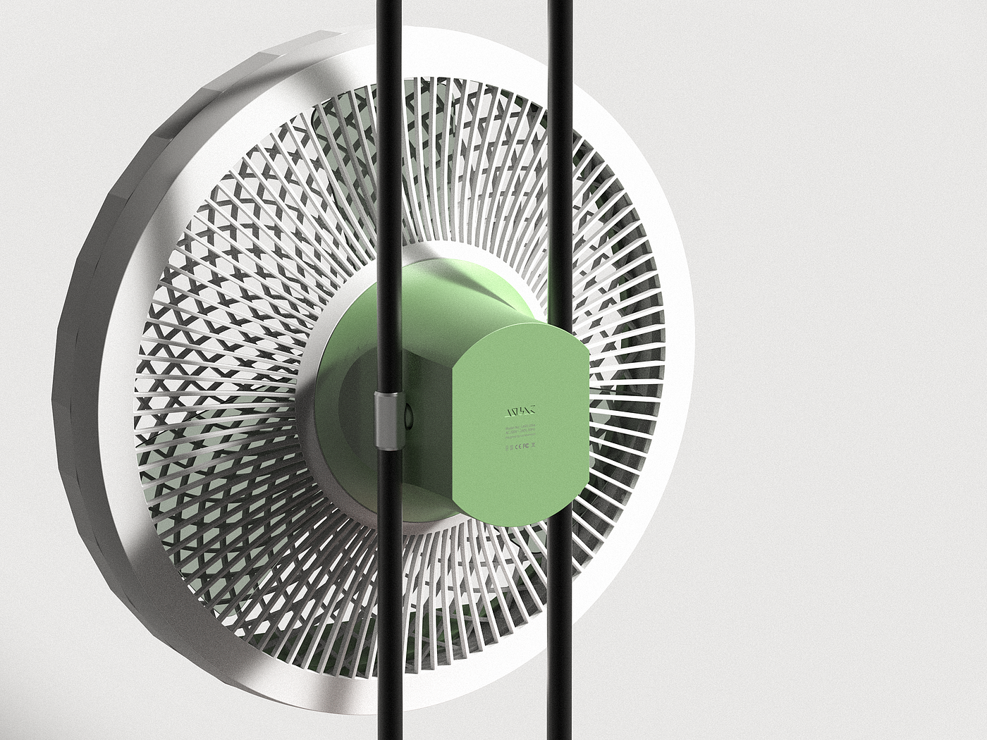 electric fan，household electrical appliances，product design，Angle，