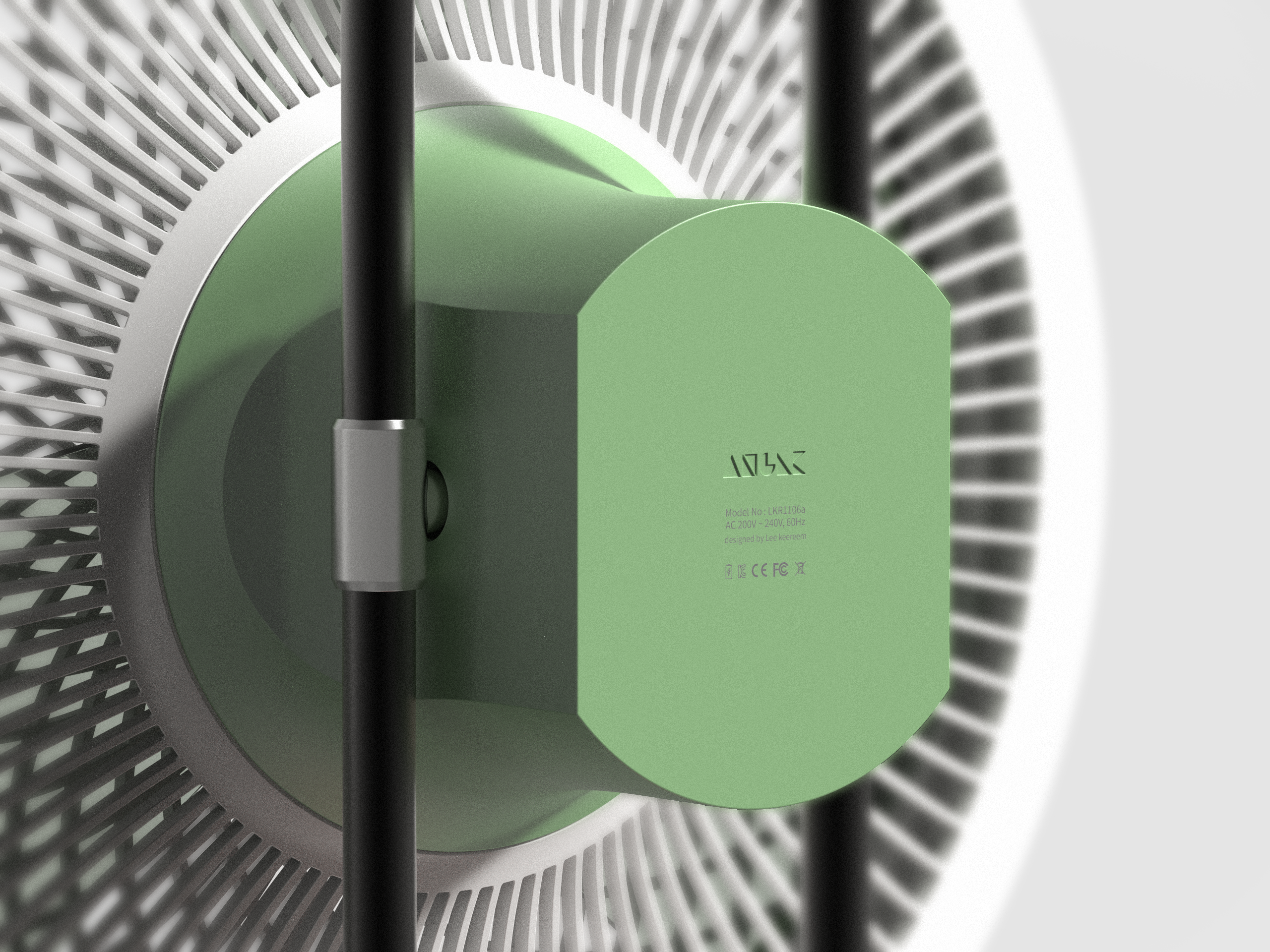 electric fan，household electrical appliances，product design，Angle，