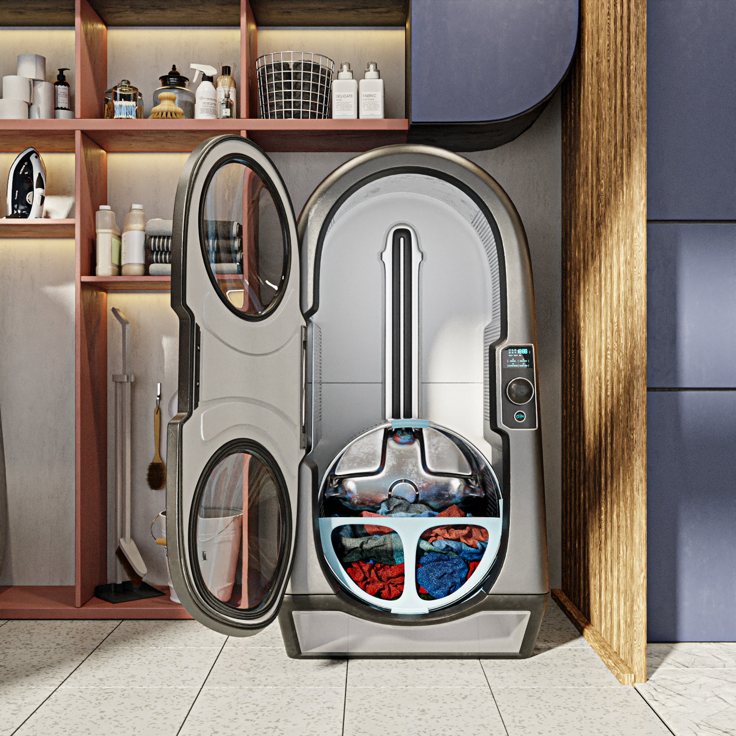 household electrical appliances，product design，Washing machine，dryer，Integrated machine，Olio，