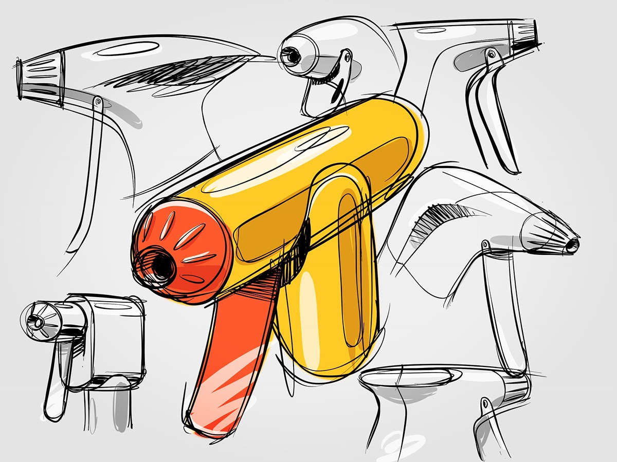 Hand drawn，two thousand and eighteen，industrial design，product design，