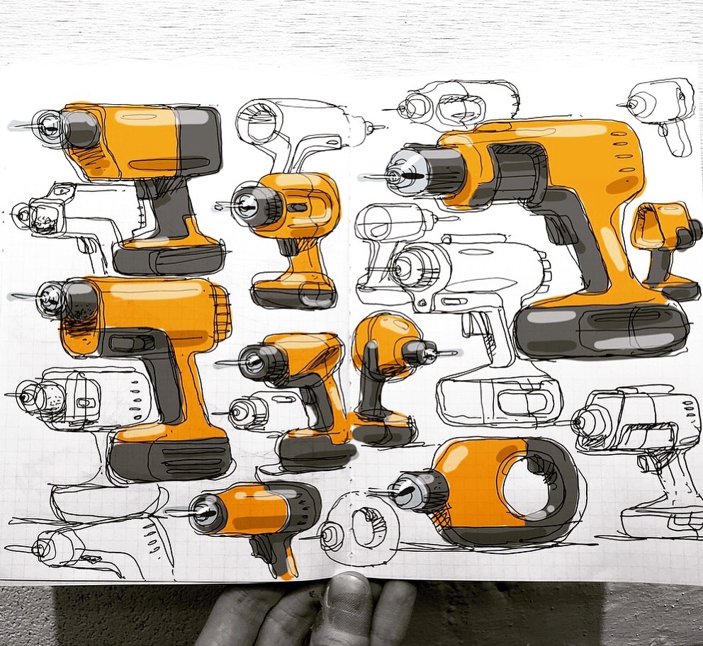 Hand drawn，two thousand and eighteen，industrial design，product design，