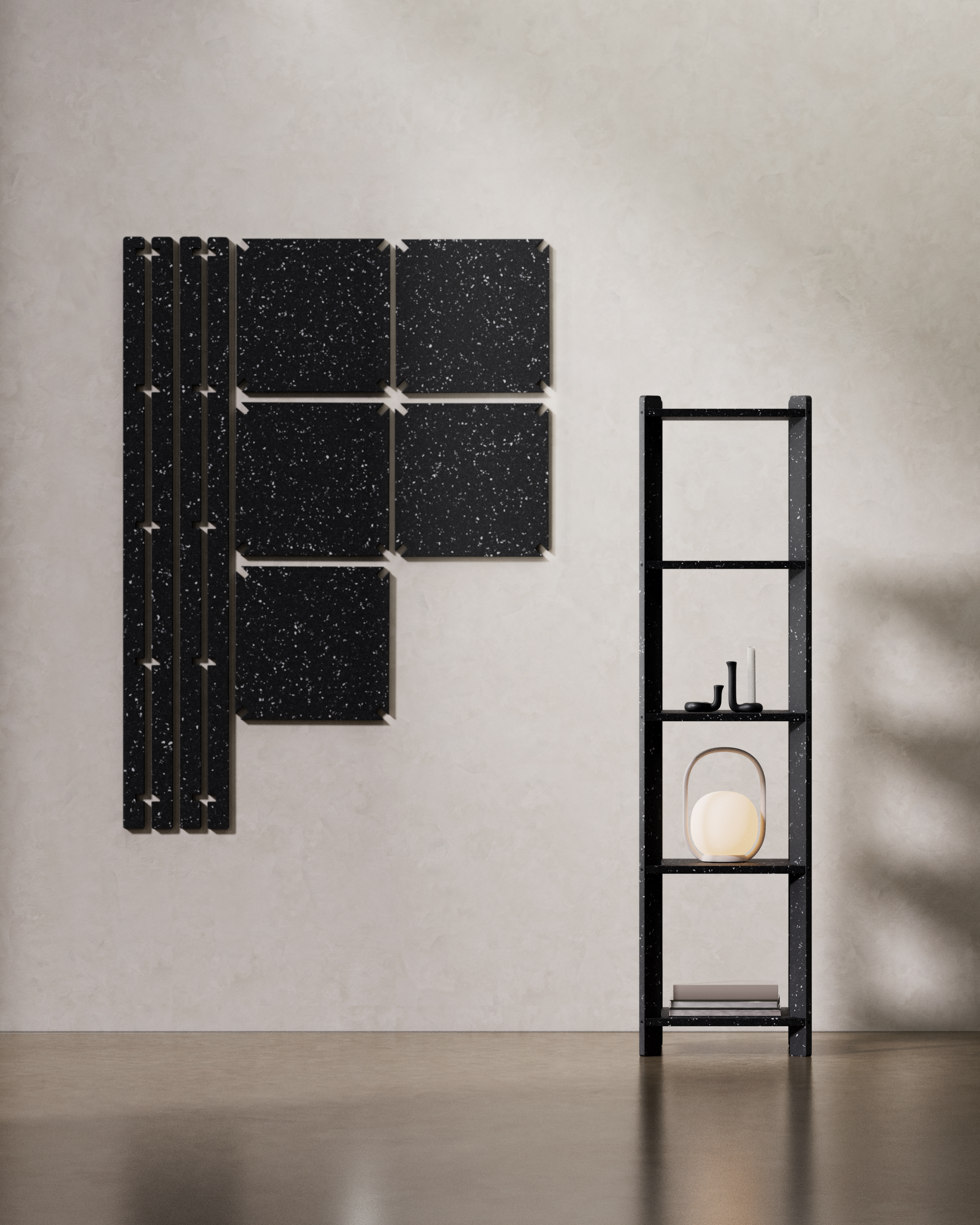 Sa-Bang，durable，Plastic，Material design，Shelf，