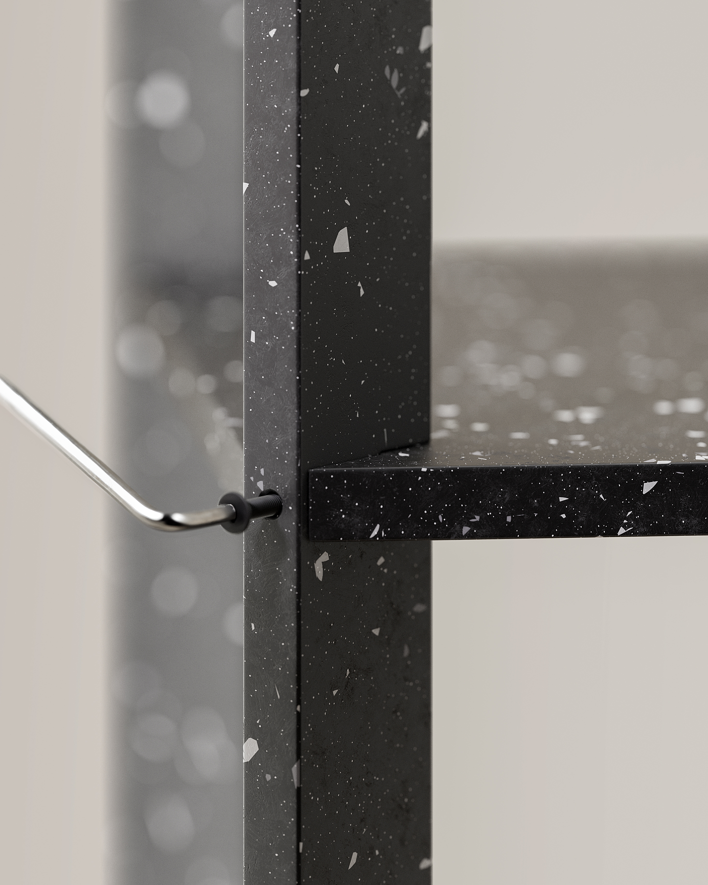 Sa-Bang，durable，Plastic，Material design，Shelf，