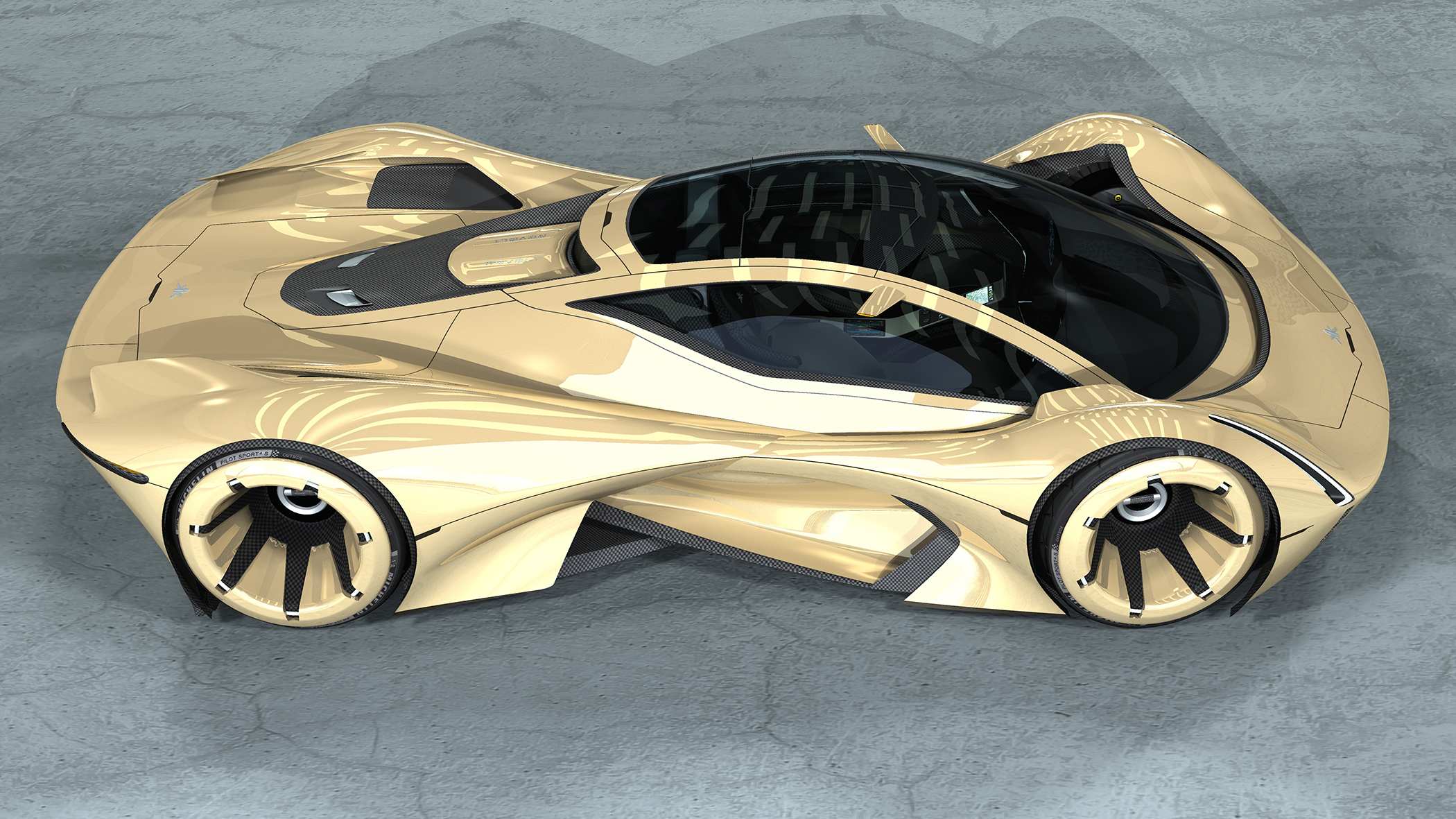 figment，conceptual design，Super car，Sports car，