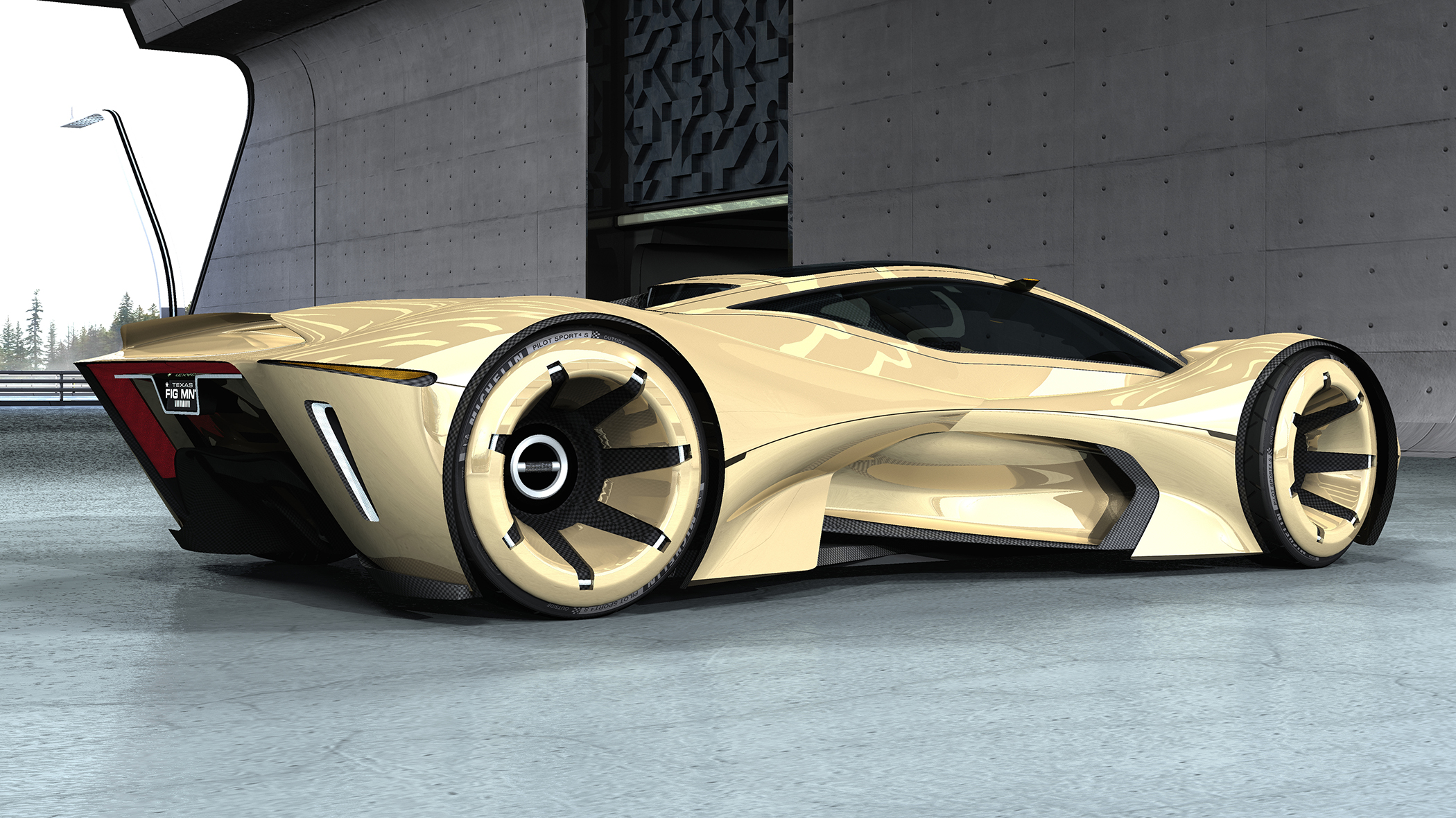 figment，conceptual design，Super car，Sports car，