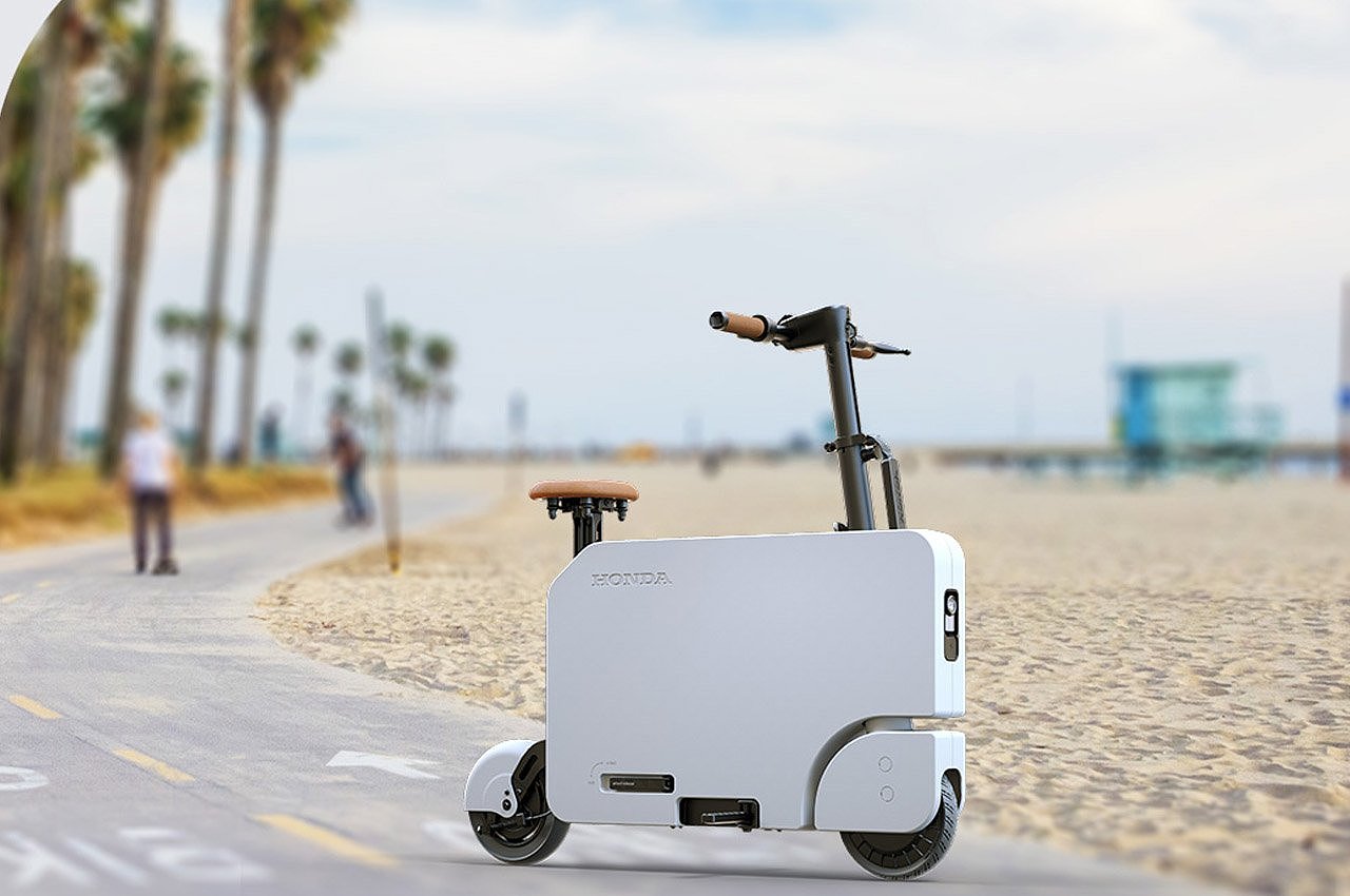 Honda，Motocompo，Electric，Scooter，Mini，Small，