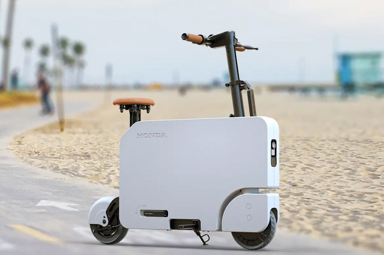 Honda，Motocompo，Electric，Scooter，Mini，Small，