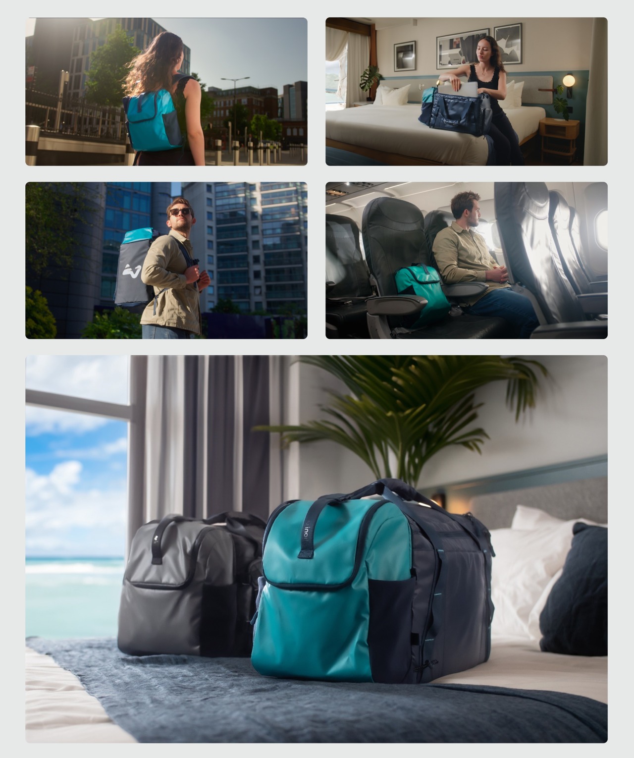 SwitchUP，Three in one，knapsack，luggage，