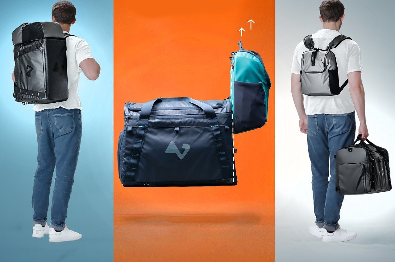 SwitchUP，Three in one，knapsack，luggage，