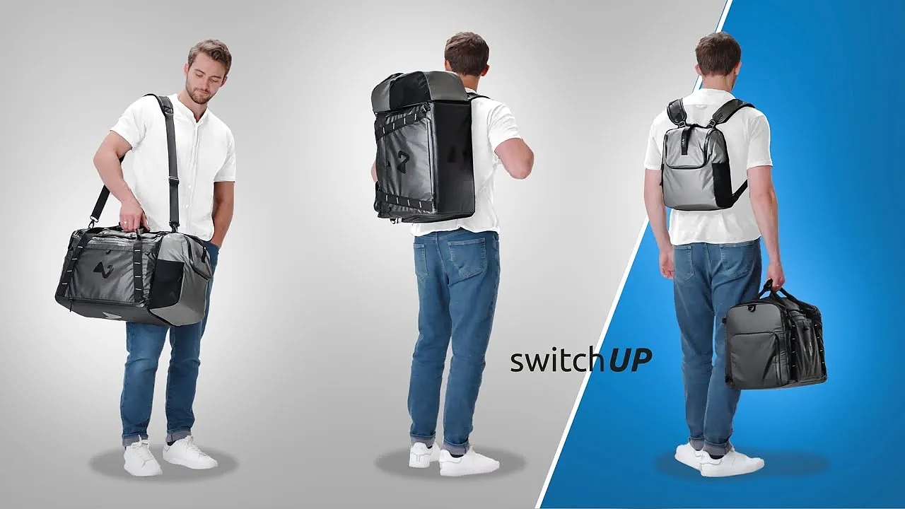 SwitchUP，Three in one，knapsack，luggage，