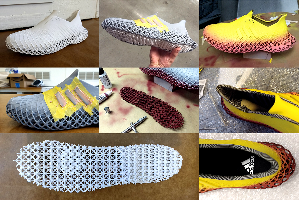 Adidas，shoes，train，4D printing，