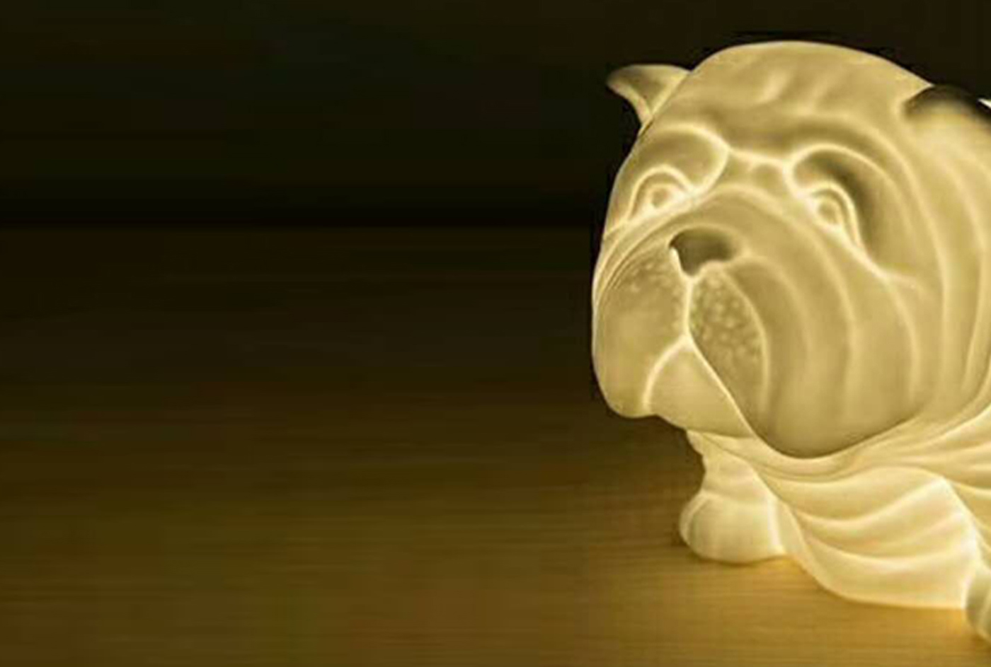 Original ceramics，French Bulldog，Creative lighting，Night light，Aina life，Craftsmanship，