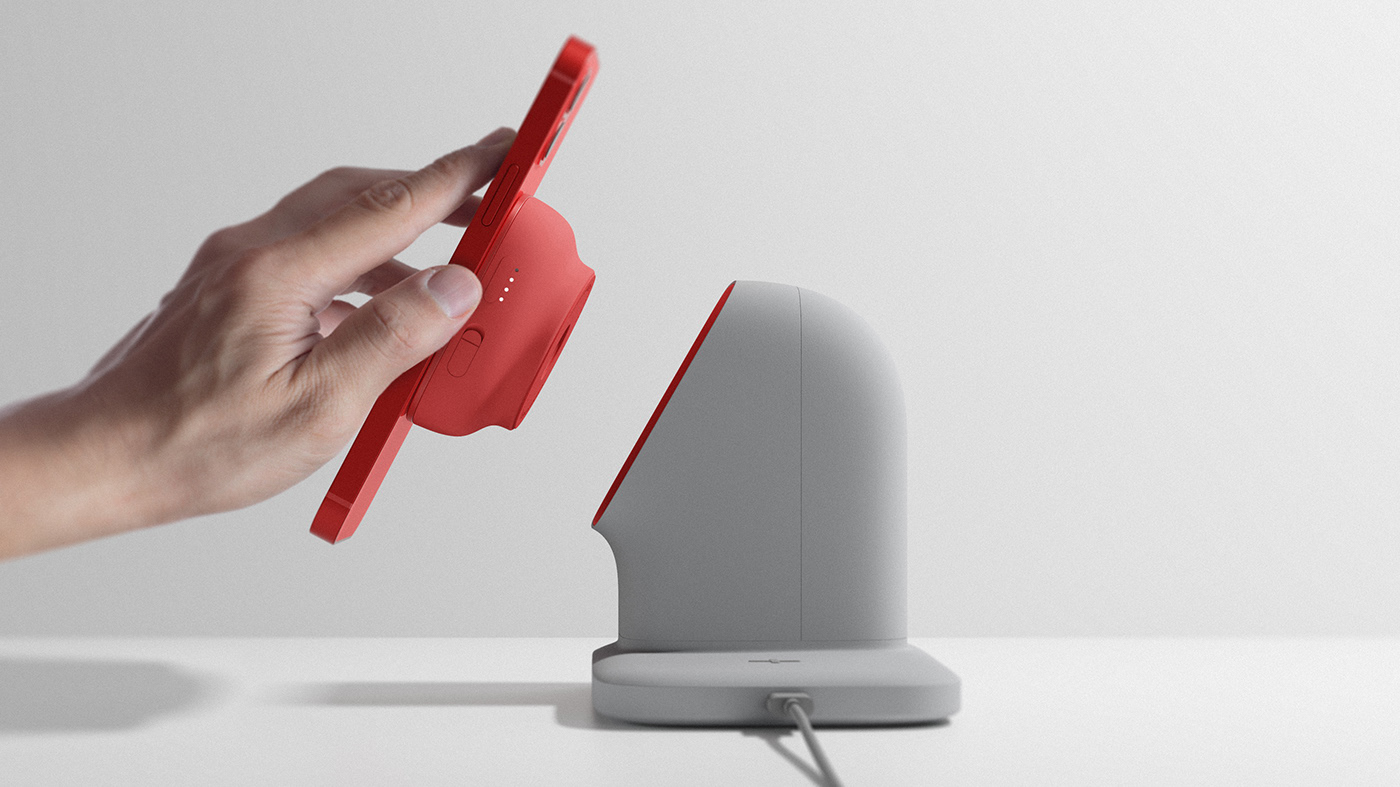 Tools and equipment，Power supply，Wireless charging，wireless charger ，industrial design，