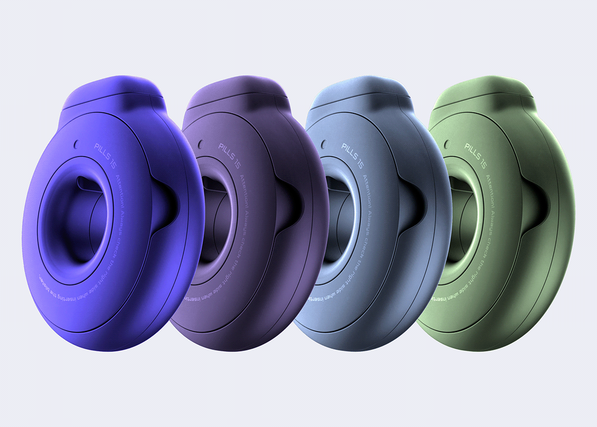 intelligence，Medicine Dispenser，Digital，conceptual design，