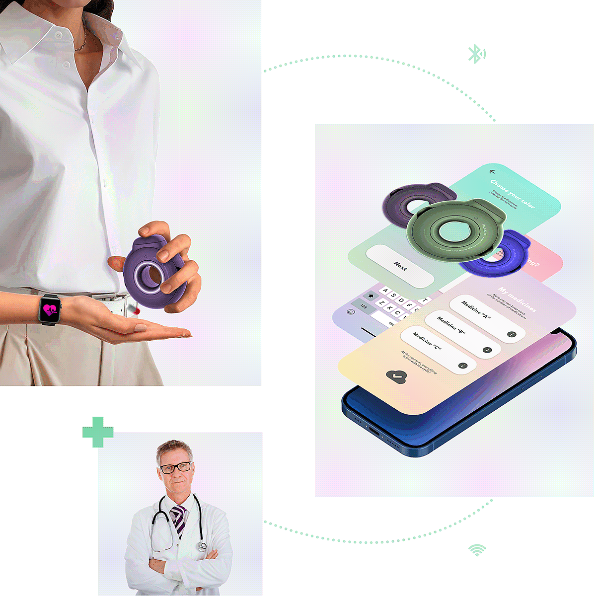 intelligence，Medicine Dispenser，Digital，conceptual design，