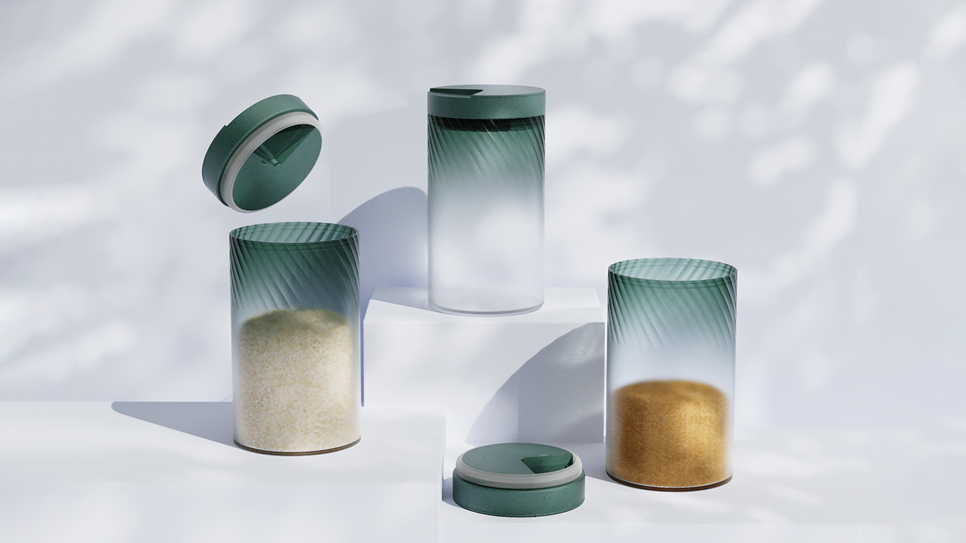 Twist，container，Kitchen tools，Storage tool，