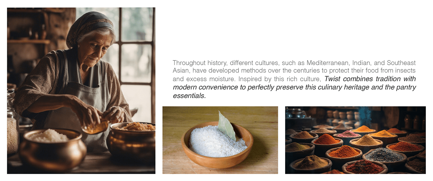 Twist，container，Kitchen tools，Storage tool，