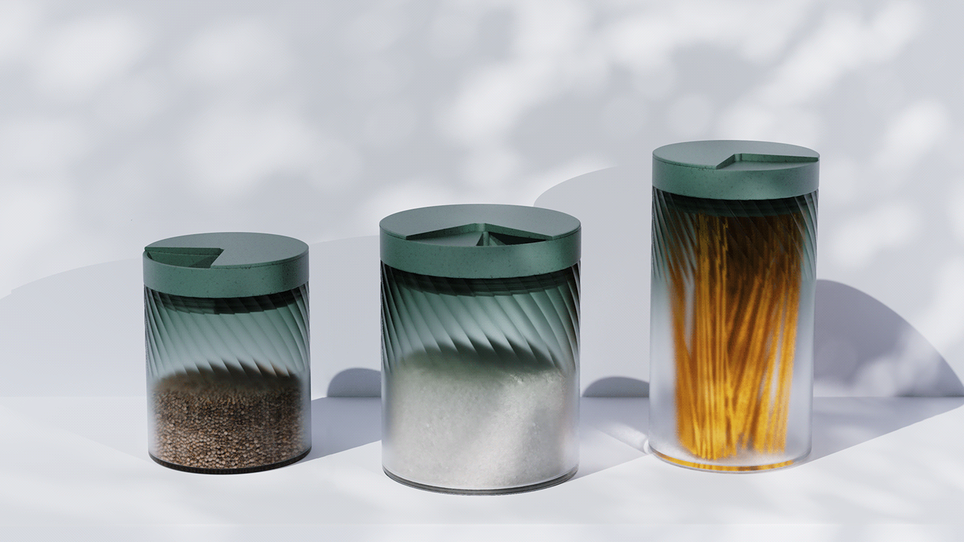 Twist，container，Kitchen tools，Storage tool，