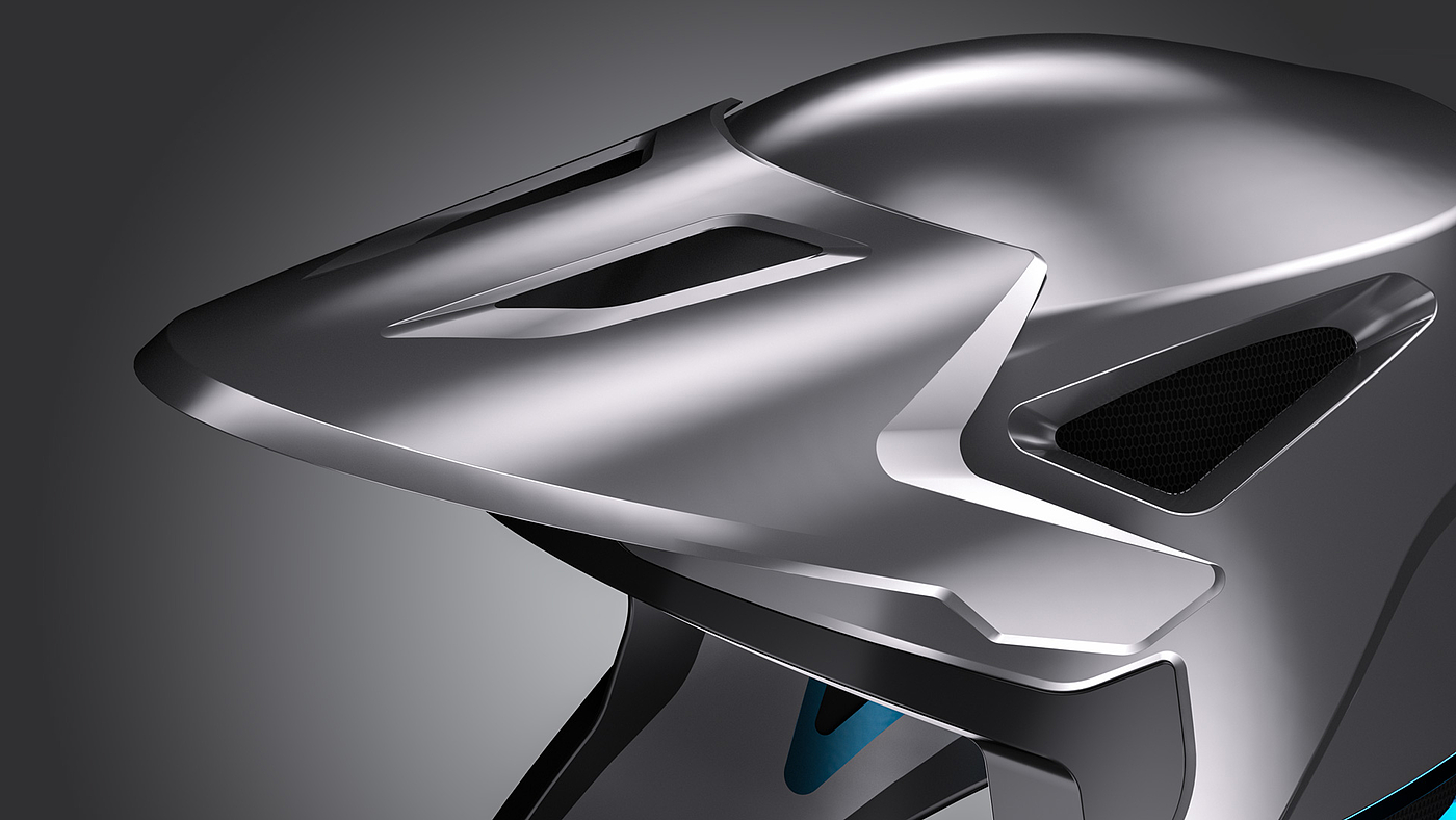 Full-face helmet，3D modeling，Helmet，