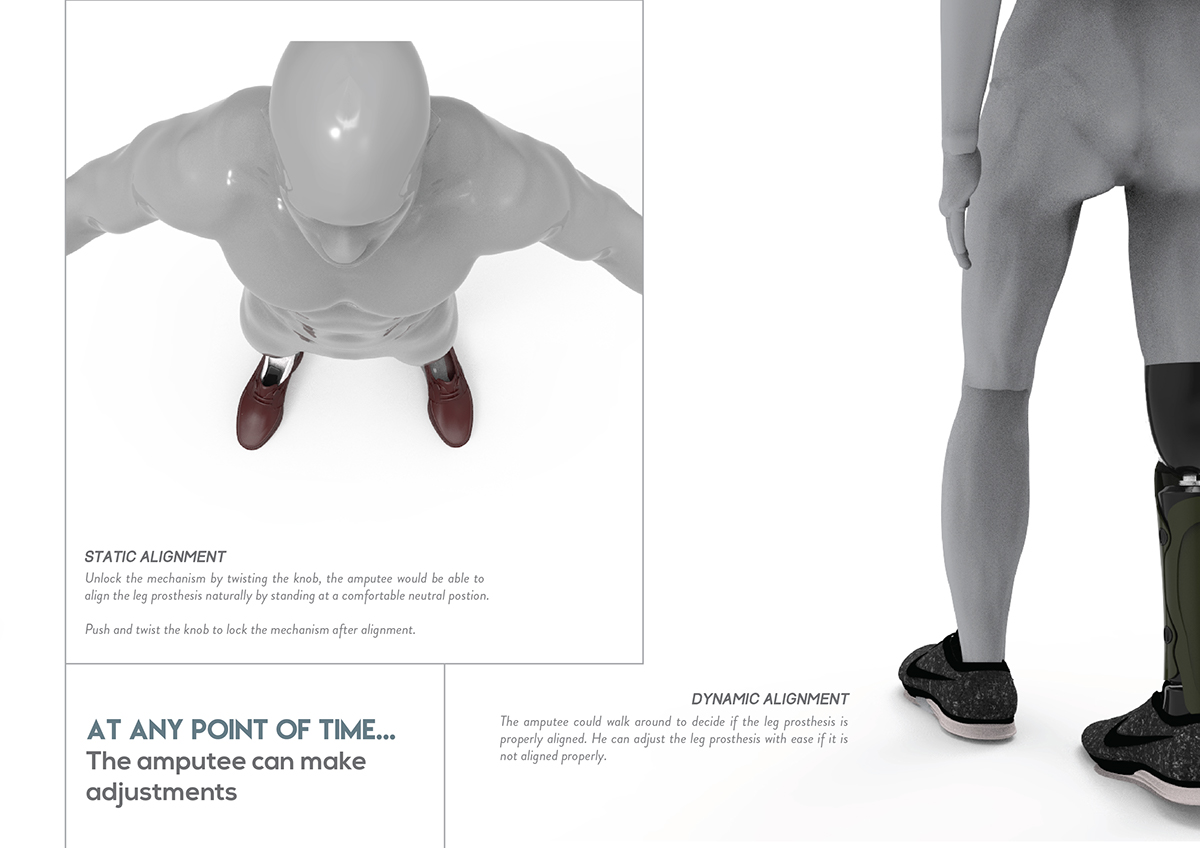 Prosthesis，Adjustable，if，a lower leg，