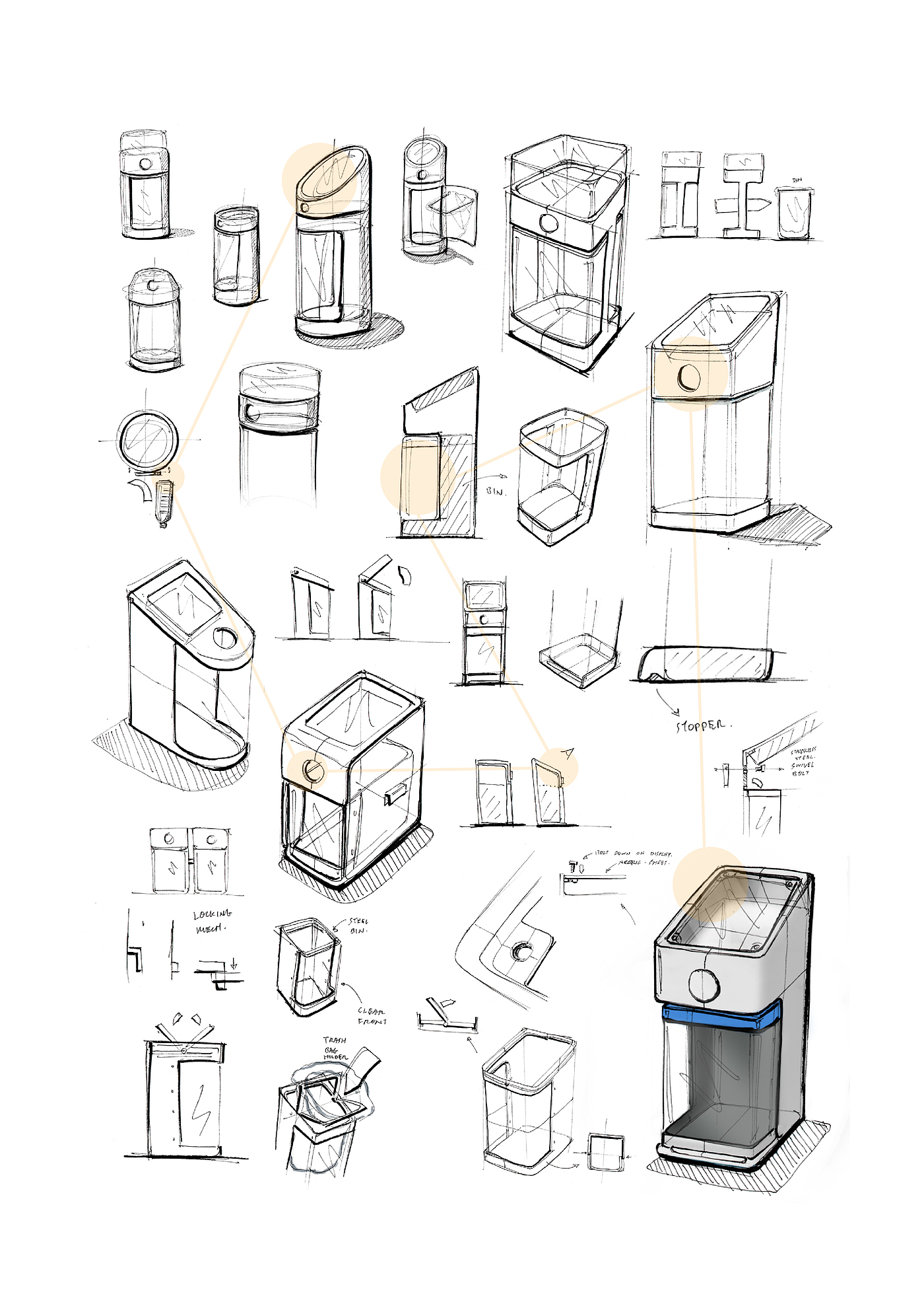 product design，environmental design，environment，environment protection，dustbin，