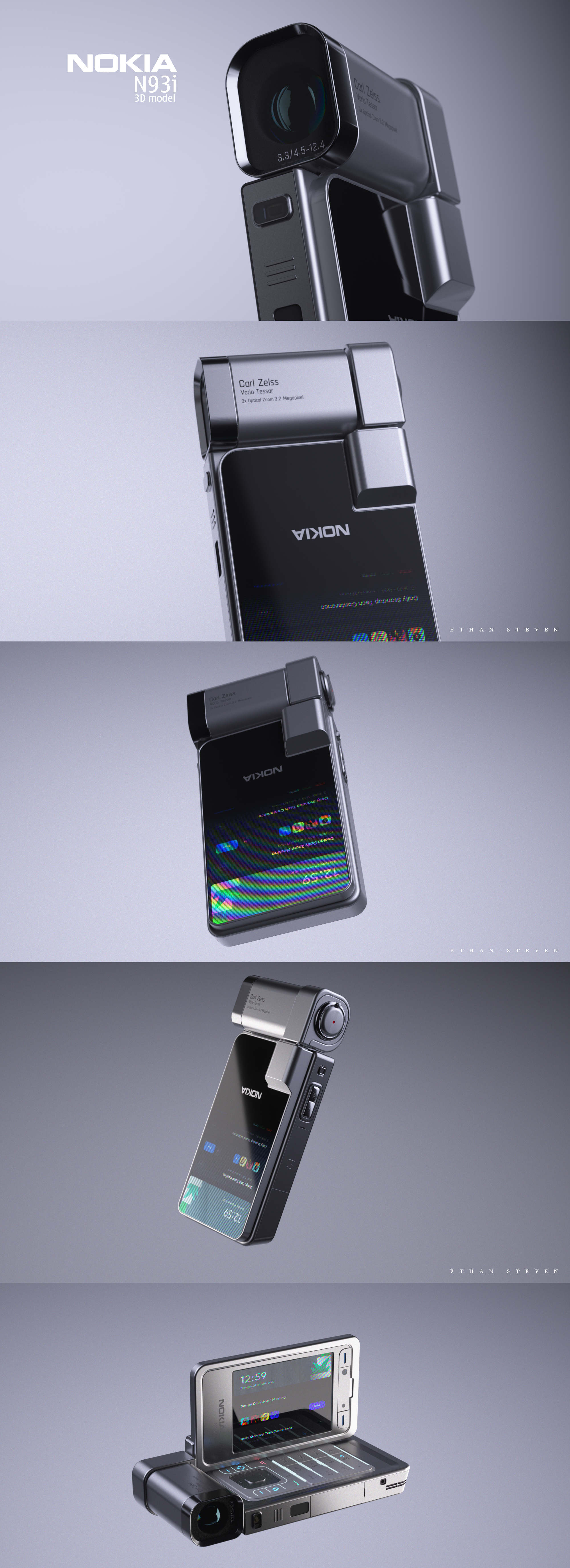 mobile phone，3d，c4d，product design，industrial design，