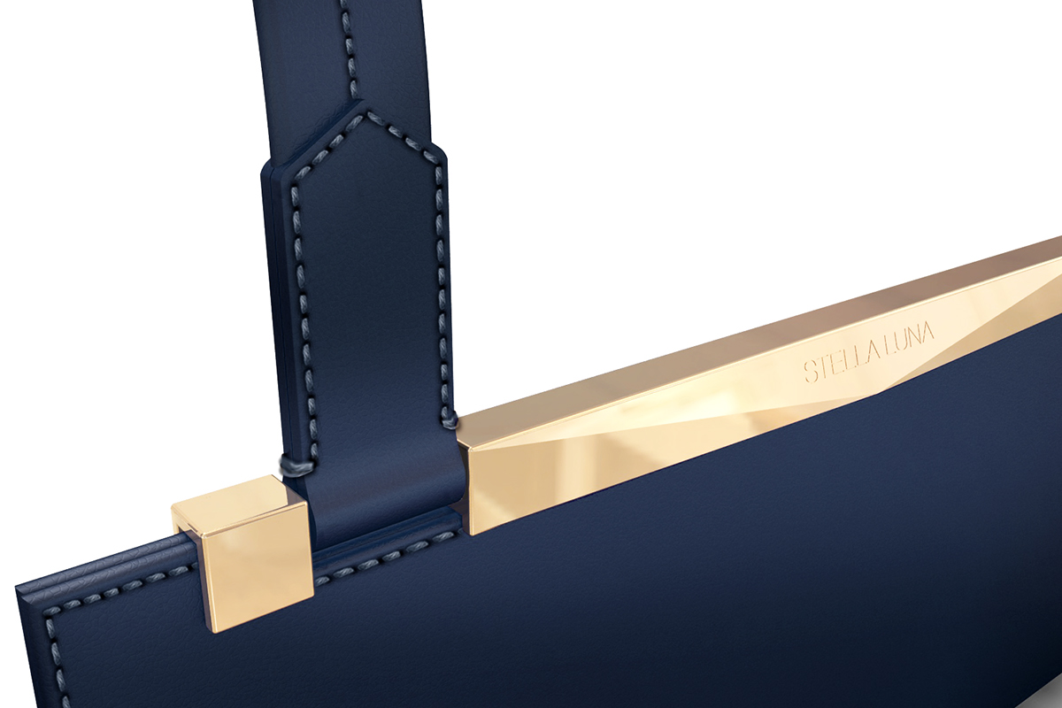 Female bag，Metallic texture，